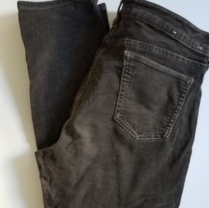 Uniqlo Olive Heatech Corduroy Pants